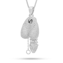 Load image into Gallery viewer, Iced Erotic Erecting Penis Necklace