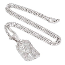 Load image into Gallery viewer, Notorious B.I.G. x King Ice - XL Biggie Jesus Necklace