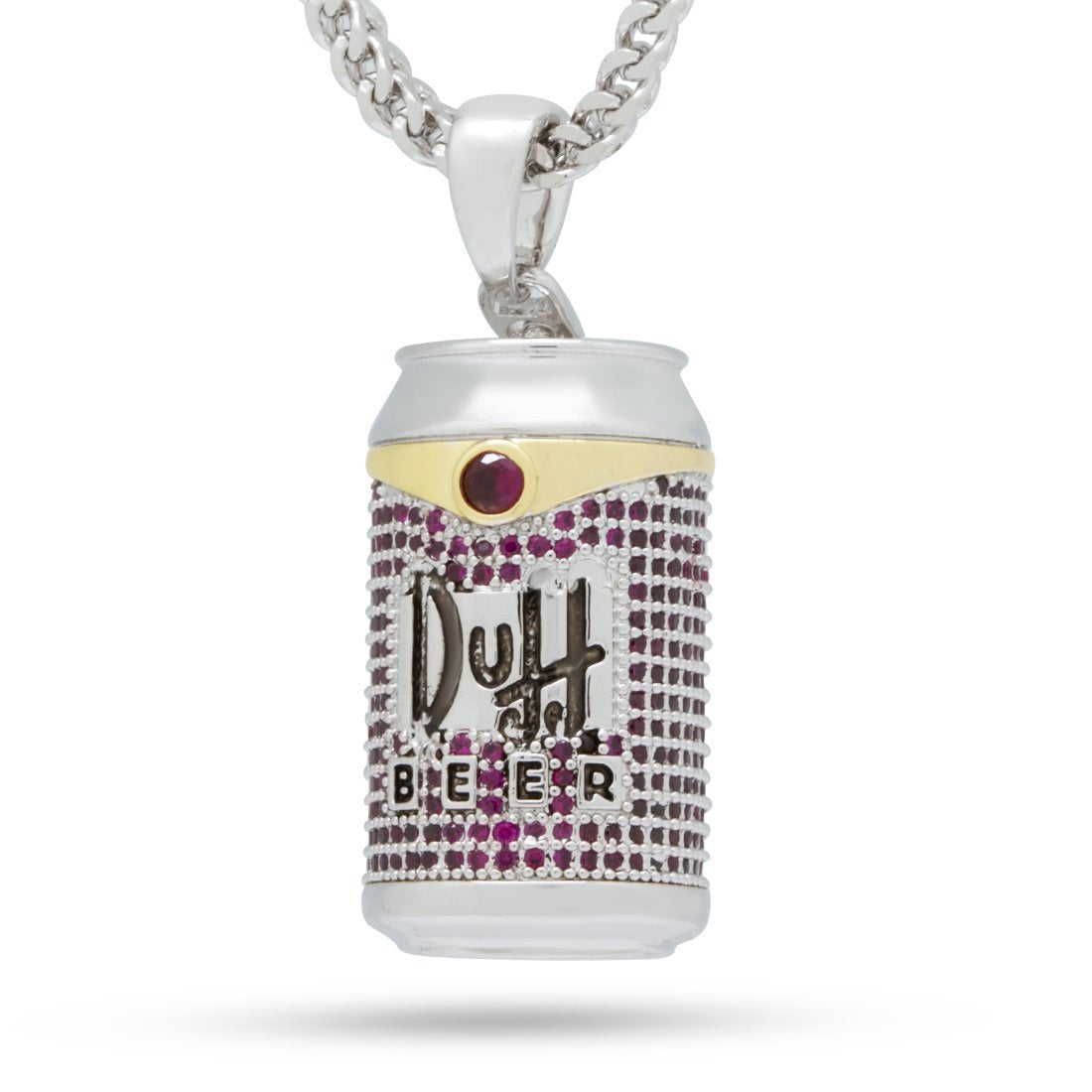 BEER CAN NECKLACE, gold