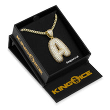 Load image into Gallery viewer, The Bubble Letter A Necklace
