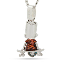 Load image into Gallery viewer, Simpsons x King Ice - Skater Bart Necklace

